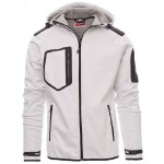 PAYPER Extreme Waterproof Softshell Work Jacket & Hood White - Softshells Work Jackets