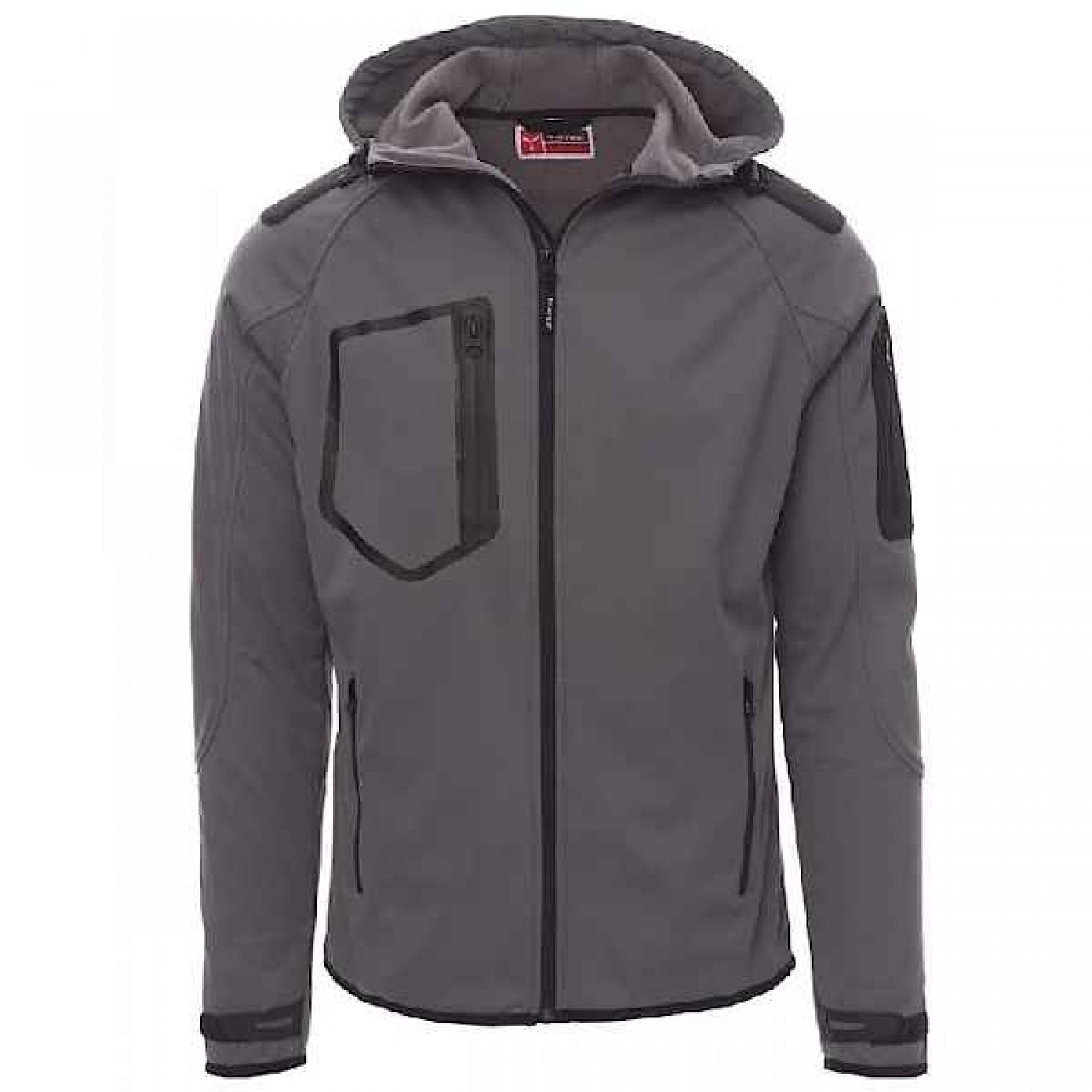 Αδιάβροχο Τζάκετ Εργασίας Extreme Γκρι & Κουκούλα Softshell PAYPER - Αδιάβροχα Jacket Δουλειάς Softshell