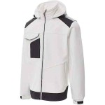 PAYPER Performer 2.0 Waterproof Softshell Work Jacket & Hood White - Softshells Work Jackets
