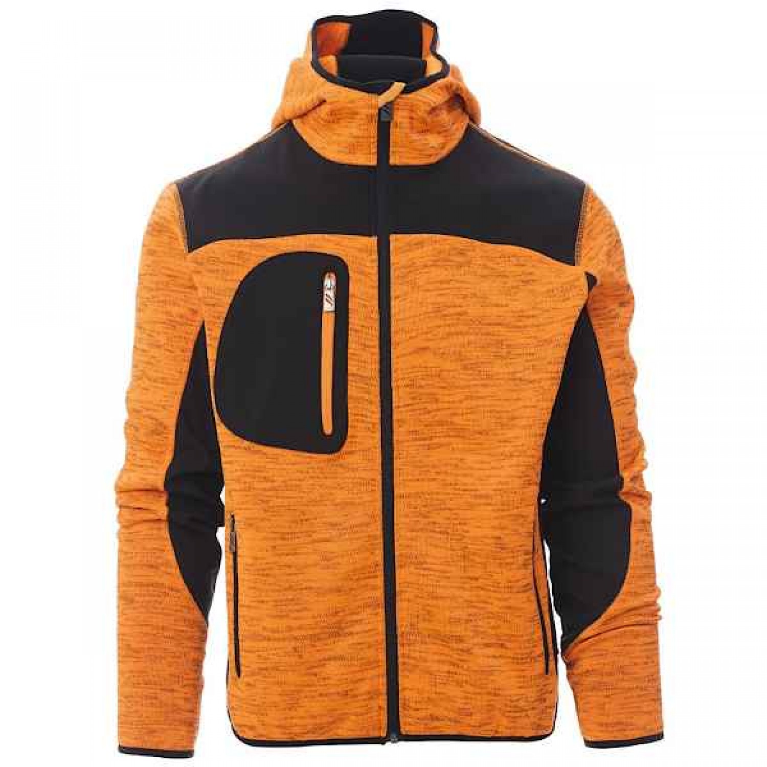 Τζάκετ Εργασίας Trip Πορτοκαλί Softshell Unisex & Κουκούλα PAYPER - Jacket Δουλειάς Softshell