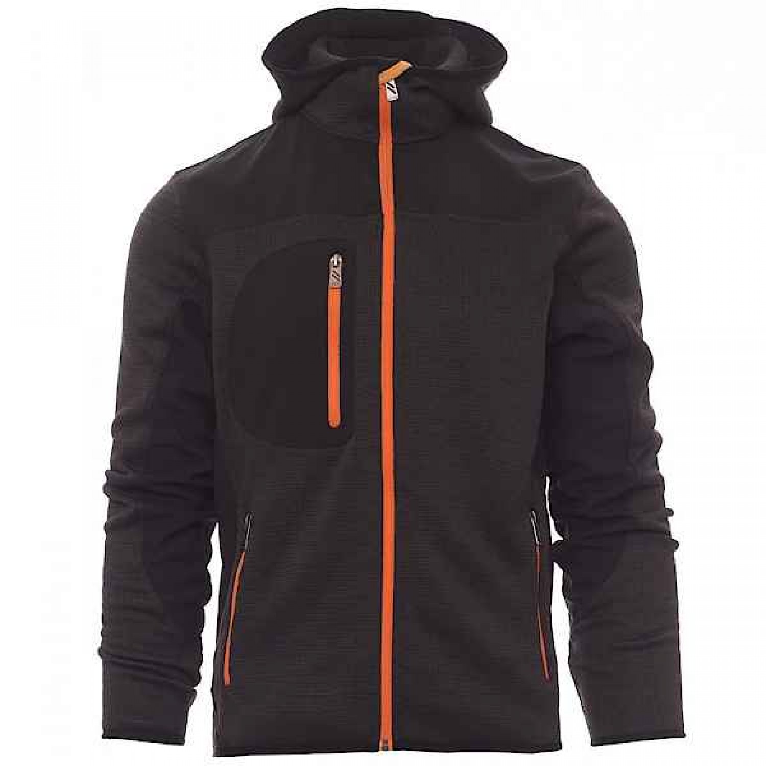 Τζάκετ Εργασίας Trip Γκρι Σκούρο Softshell Unisex & Κουκούλα PAYPER - Jacket Δουλειάς Softshell