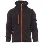 Τζάκετ Εργασίας Trip Γκρι Σκούρο Softshell Unisex & Κουκούλα PAYPER - Jacket Δουλειάς Softshell