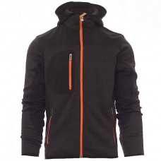 Τζάκετ Εργασίας Trip Γκρι Σκούρο Softshell Unisex & Κουκούλα PAYPER - Jacket Δουλειάς Softshell