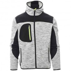 Τζάκετ Εργασίας Trip Γκρι Ανοιχτό Softshell Unisex & Κουκούλα PAYPER - Jacket Δουλειάς Softshell