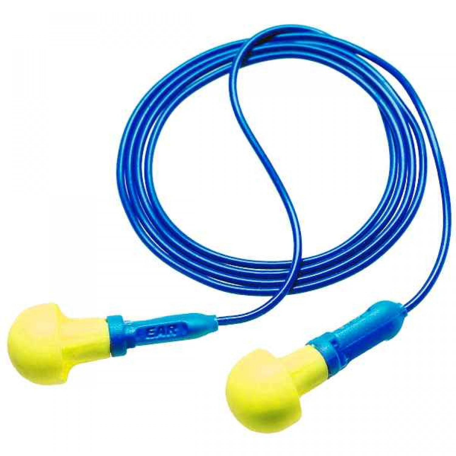 3M Peltor E-A-R Push-Ins (EX-01-020) 400 Pair Reusable Earplugs with Safety Cord - Hearing Protectors