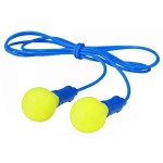 3M Peltor E-A-R Push-Ins (EX-01-020) 400 Pair Reusable Earplugs with Safety Cord - Hearing Protectors