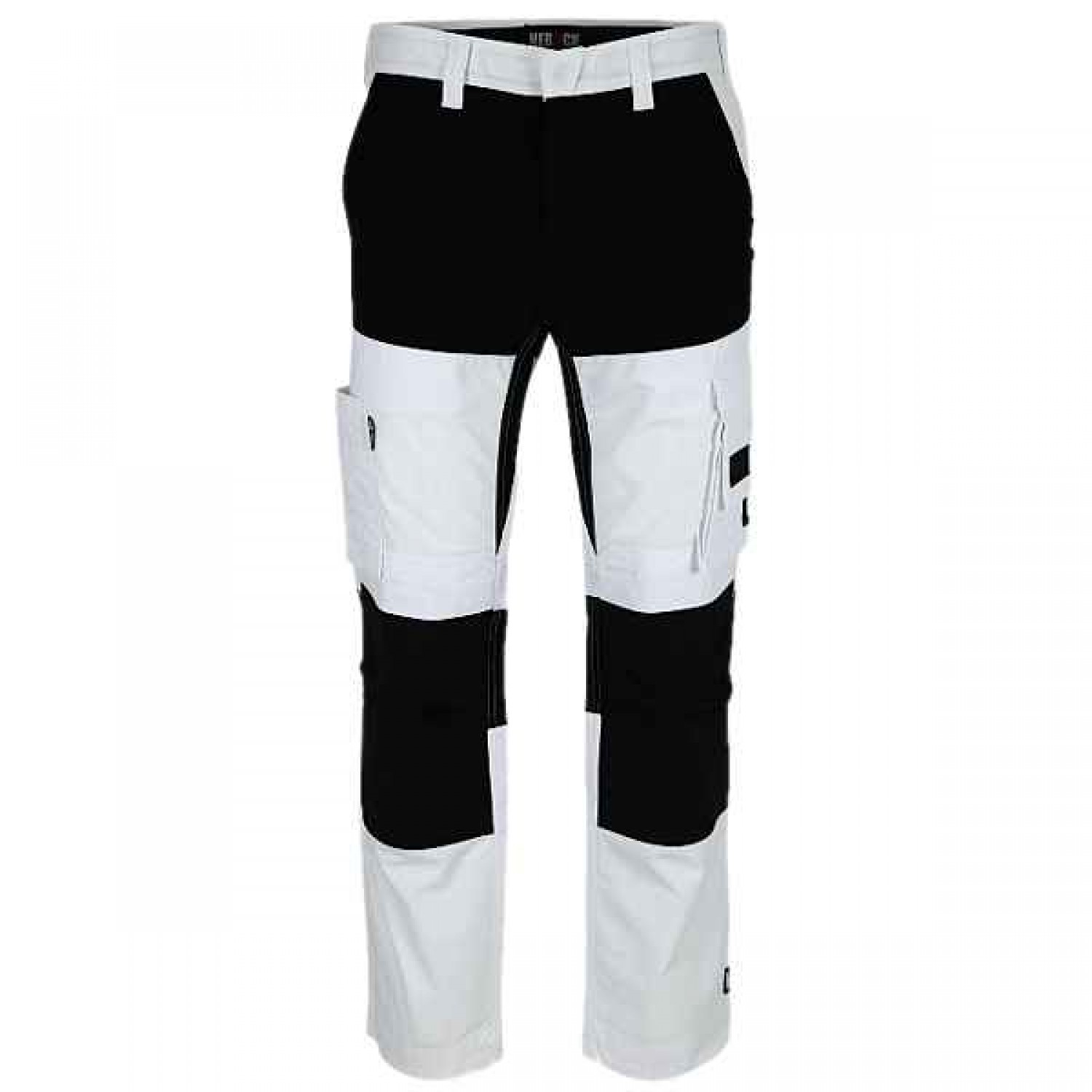 HEROCK HECTOR Work Trousers White-Black Cargo - Multi-Pocket Work Pants