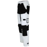HEROCK HECTOR Work Trousers White-Black Cargo - Multi-Pocket Work Pants