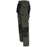 HEROCK SPECTOR Work Trousers Dark Khaki-Black Cargo - Multi-Pocket Work Pants
