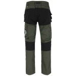 HEROCK SPECTOR Work Trousers Dark Khaki-Black Cargo - Multi-Pocket Work Pants