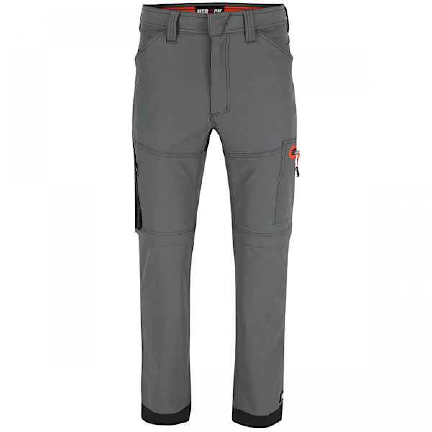 HEROCK TORNADO Zip Off Work Trousers Anthracite Cargo - Multi-Pocket Work Pants