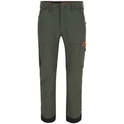 HEROCK TORNADO Zip Off Work Trousers Dark Khaki Cargo - Multi-Pocket Work Pants