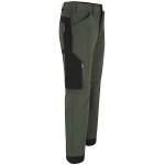 HEROCK TORNADO Zip Off Work Trousers Dark Khaki Cargo - Multi-Pocket Work Pants