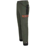 HEROCK TORNADO Zip Off Work Trousers Dark Khaki Cargo - Multi-Pocket Work Pants