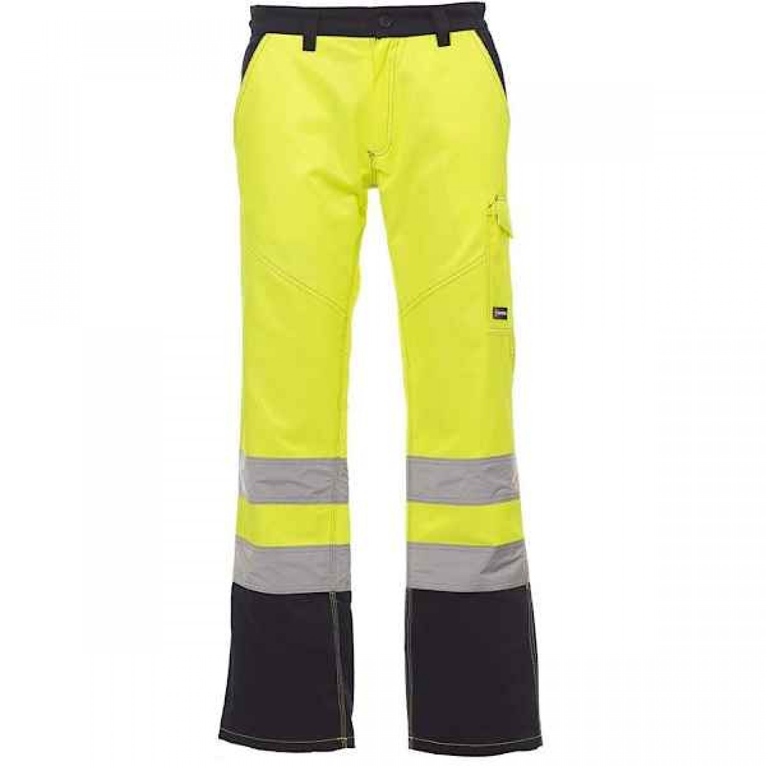 PAYPER CHARTER POLAR Fluorescent Work Trousers Yellow-Blue - Hi-Visibility Reflective Work Pants
