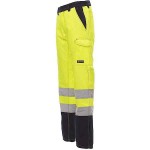 PAYPER CHARTER POLAR Fluorescent Work Trousers Yellow-Blue - Hi-Visibility Reflective Work Pants