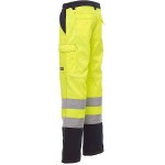 PAYPER CHARTER POLAR Fluorescent Work Trousers Yellow-Blue - Hi-Visibility Reflective Work Pants
