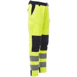 PAYPER CHARTER TECH Fluorescent Work Trousers Yellow-Blue - Hi-Visibility Reflective Work Pants
