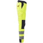PAYPER CHARTER TECH Fluorescent Work Trousers Yellow-Blue - Hi-Visibility Reflective Work Pants