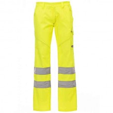 PAYPER CHARTER Hi-Visibility Work Trousers Yellow - Reflective Work Pants