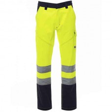 PAYPER CHARTER Hi-Visibility Work Trousers Yellow-Blue - Reflective Work Pants