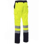 PAYPER CHARTER Hi-Visibility Work Trousers Yellow-Blue - Reflective Work Pants