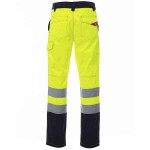 PAYPER CHARTER Hi-Visibility Work Trousers Yellow-Blue - Reflective Work Pants