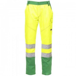PAYPER CHARTER Hi-Visibility Work Trousers Yellow-Green - Reflective Work Pants