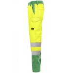 PAYPER CHARTER Hi-Visibility Work Trousers Yellow-Green - Reflective Work Pants