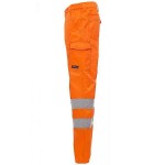PAYPER CHARTER Hi-Visibility Work Trousers Orange - Reflective Work Pants