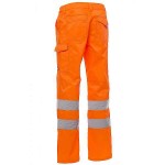PAYPER CHARTER Hi-Visibility Work Trousers Orange - Reflective Work Pants