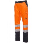 PAYPER CHARTER Hi-Visibility Work Trousers Orange-Blue - Reflective Work Pants
