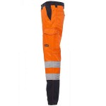 PAYPER CHARTER Hi-Visibility Work Trousers Orange-Blue - Reflective Work Pants
