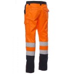 PAYPER CHARTER Hi-Visibility Work Trousers Orange-Blue - Reflective Work Pants