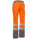 PAYPER CHARTER Hi-Visibility Work Trousers Orange-Grey - Reflective Work Pants