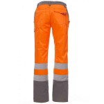 PAYPER CHARTER Hi-Visibility Work Trousers Orange-Grey - Reflective Work Pants