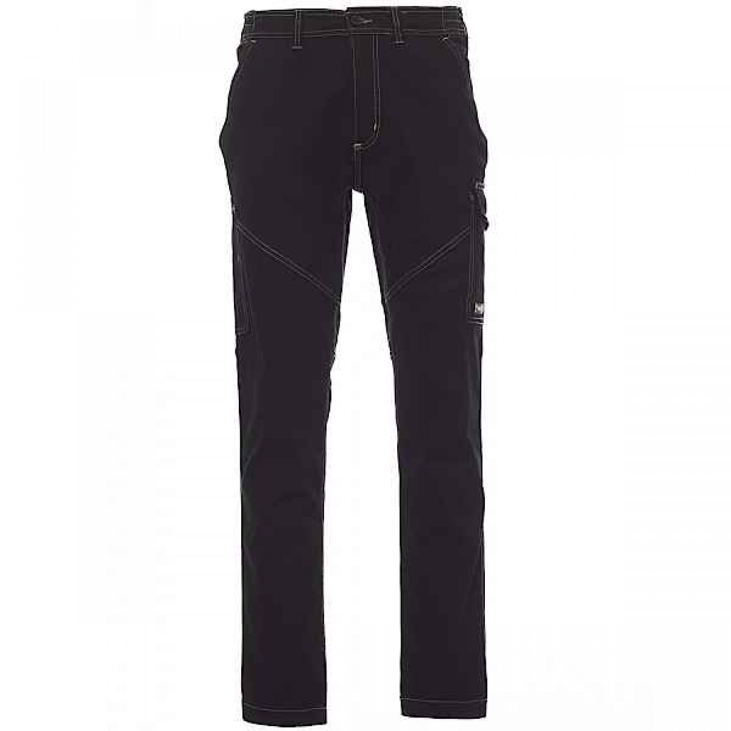 PAYPER Worker Stretch Work Trousers Black Unisex - Reflective Work Pants