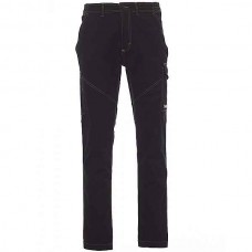 PAYPER Worker Stretch Work Trousers Black Unisex - Reflective Work Pants