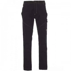 PAYPER Worker Stretch Work Trousers Black Unisex - Reflective Work Pants