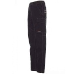 PAYPER Worker Stretch Work Trousers Black Unisex - Reflective Work Pants
