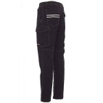 PAYPER Worker Stretch Work Trousers Black Unisex - Reflective Work Pants