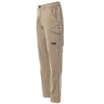 PAYPER Worker Stretch Work Trousers Khaki Unisex - Reflective Work Pants
