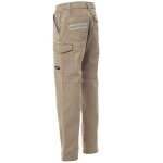 PAYPER Worker Stretch Work Trousers Khaki Unisex - Reflective Work Pants