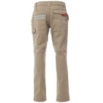 PAYPER Worker Stretch Work Trousers Khaki Unisex - Reflective Work Pants