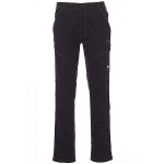 PAYPER Worker Work Trousers Black 100% Cotton Unisex - Reflective Work Pants
