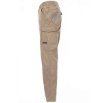 PAYPER Worker Work Trousers Khaki 100% Cotton Unisex - Reflective Work Pants