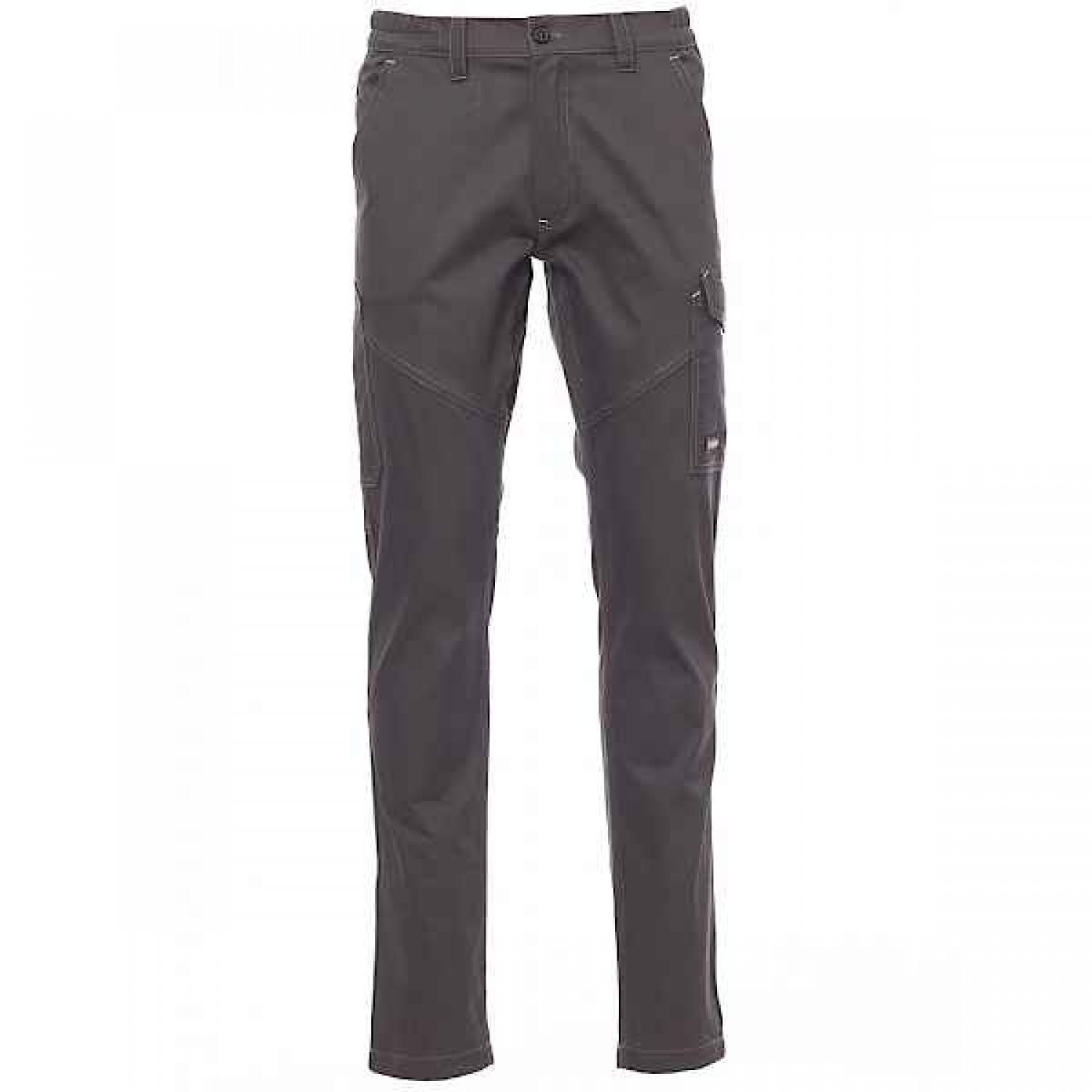 PAYPER Worker Work Trousers Gray 100% Cotton Unisex - Reflective Work Pants