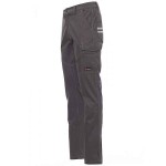 PAYPER Worker Work Trousers Gray 100% Cotton Unisex - Reflective Work Pants