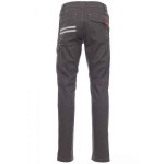PAYPER Worker Work Trousers Gray 100% Cotton Unisex - Reflective Work Pants