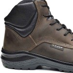 BASE Be-Browny Top S3 CI SRC Work Safety Boots Black Water-Resistantς Unisex - Ankle Support Safety Boots